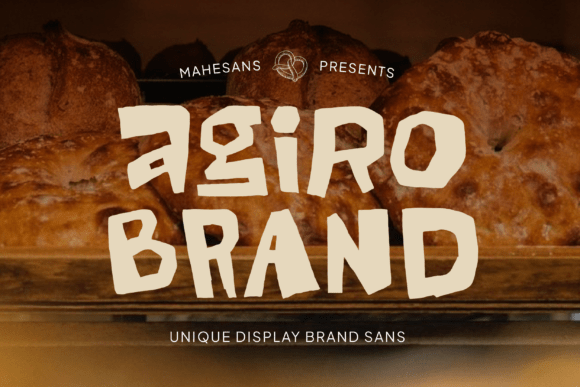 Agiro Brand: The Handcrafted Display Font with Personality