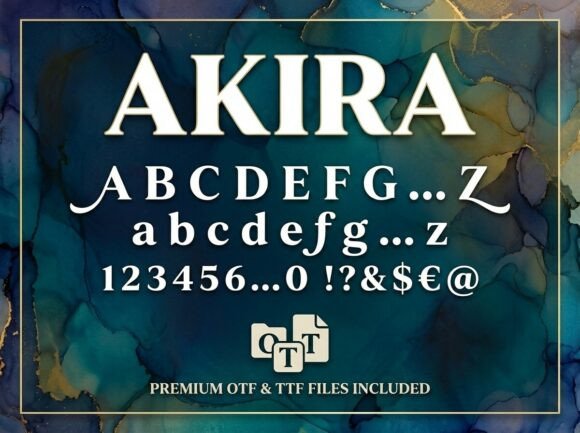Akira: A Display Typeface for Bold Brand Statements