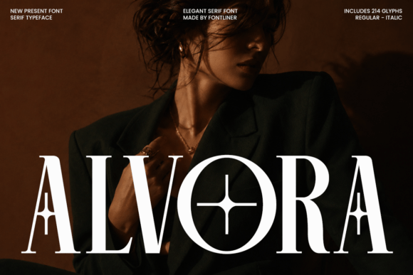 Alvora: A Refined Serif for Timeless Brand Identity