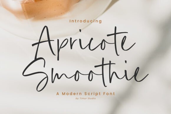 Apricote Smoothie: The Script Font for Modern Elegance
