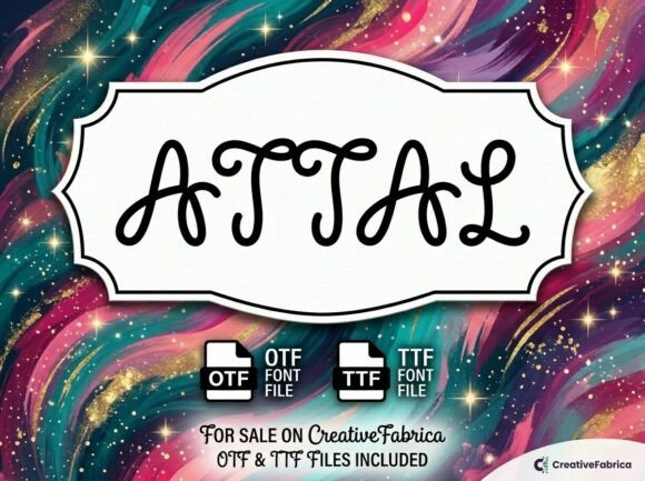 Attal: The Decorative Display Font for Bold Branding
