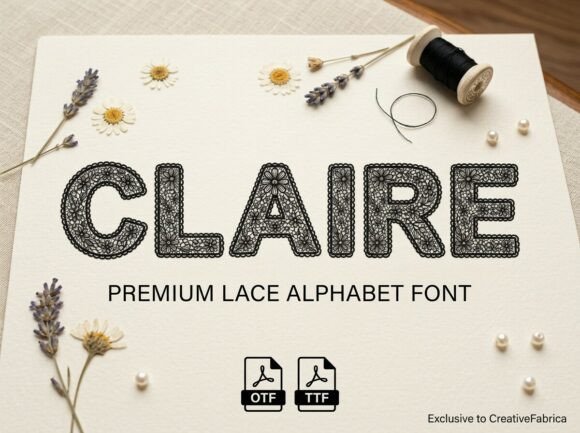 Claire: The Bold Display Font for Unforgettable Branding