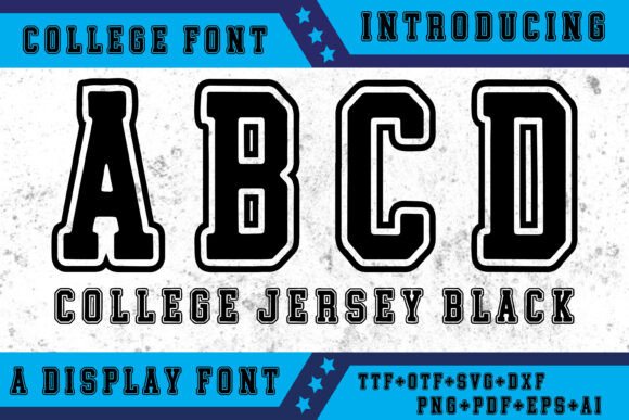College Jersey Black: More Than Just a Sports Font