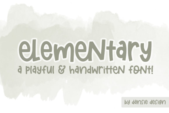 Elementary: A Handwritten Font That Elevates Any Project