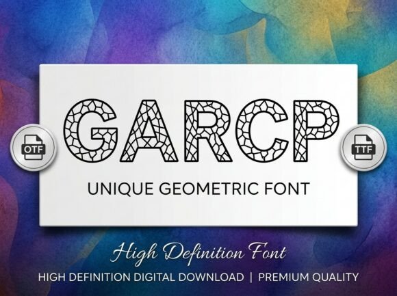 Garcp: A Display Typeface for Bold Statements
