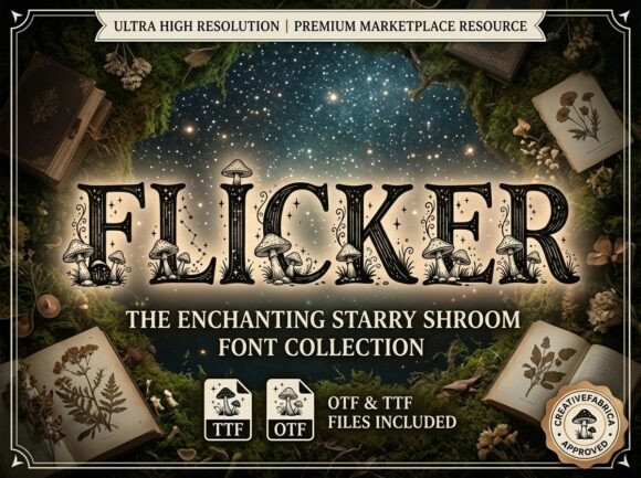 Give Your Headlines a Pulse with the Flicker Display Font
