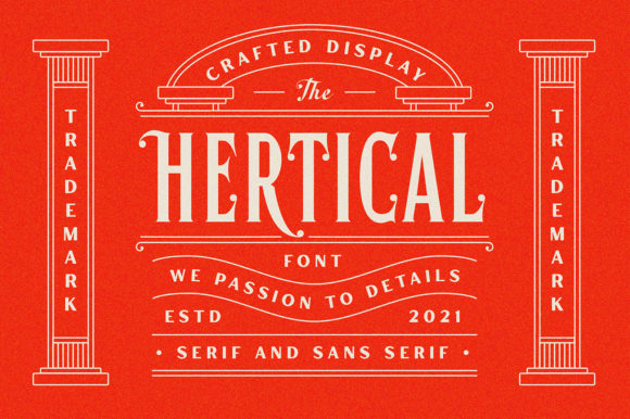 Hertical: A Font That Commands Attention