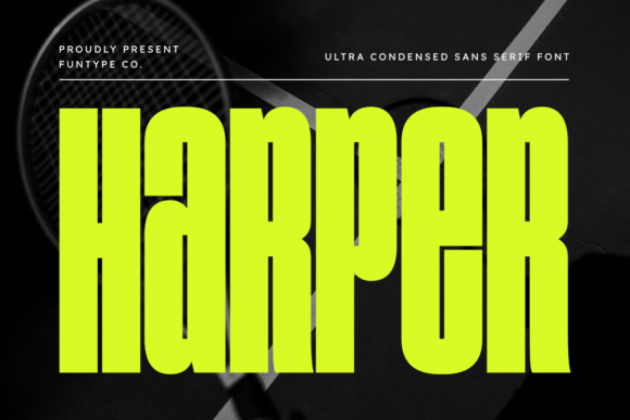 Introducing Harper: The Ultra-Narrow Sans Serif for Bold Impact