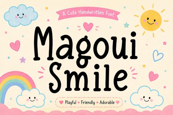 Magoui Smile: A Font That Feels Like a Handwritten Hug