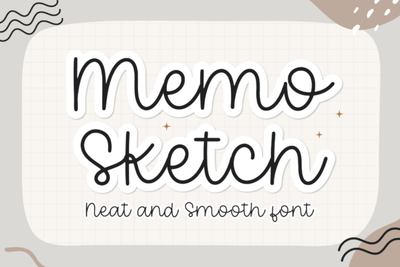 Memo Sketch: Your Go-To Handwritten Font for Authentic Design
