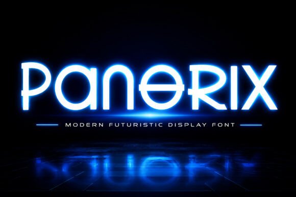 Panorix: A Modern Display Font for Futuristic Projects