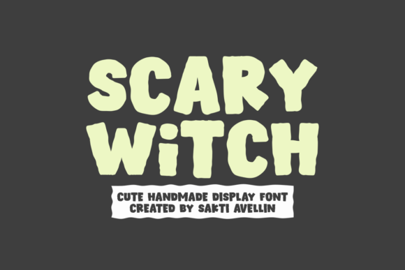 Scary Witch Font: A Handmade Typeface with Character