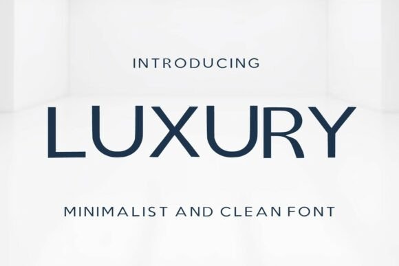The Power of Understated Elegance with Luxury Minimal Font